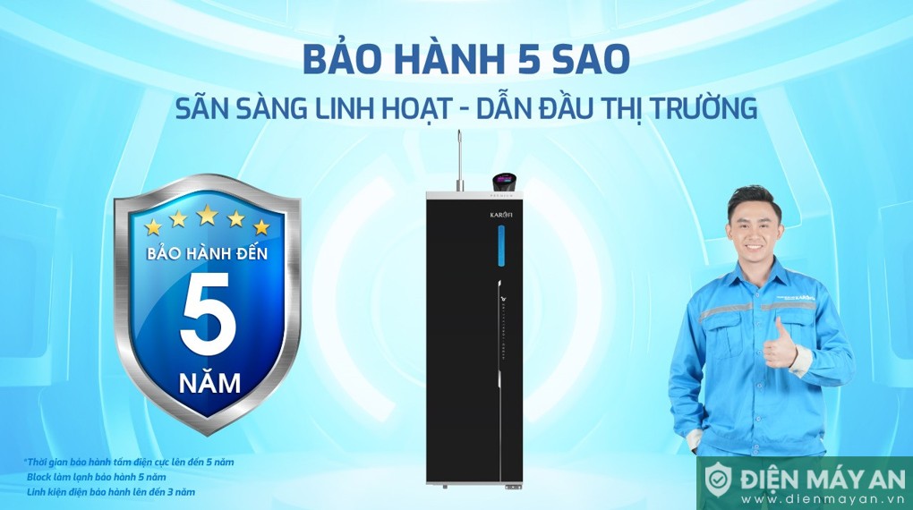 Máy lọc nước RO Hydro-ion kiềm Karofi KAE-S68 PRO 13 lõi